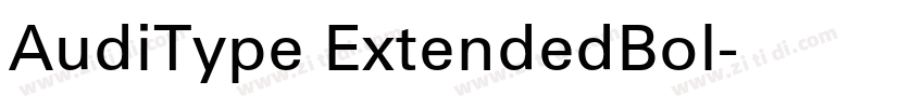 AudiType ExtendedBol字体转换